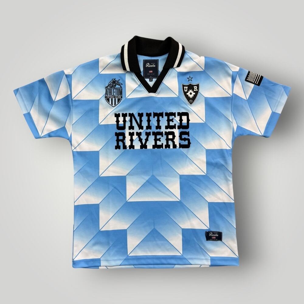 United Rivers FC x Athletum FC Soccer Jersey (Blue) sz S